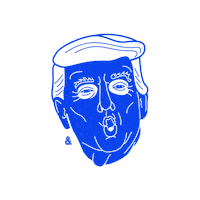 Trump Corona Sticker by studio&more