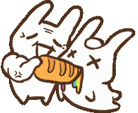 Rabbit Bread Sticker