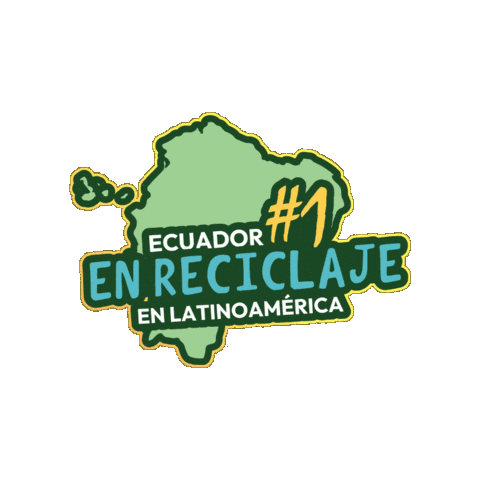 GiraReciclajeEc ecuador planeta reciclaje savetheplanet Sticker