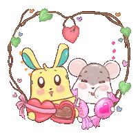 In Love Heart Sticker by Milikumi