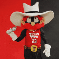 Texas Tech Raider Red GIF by Texas Tech Basketball