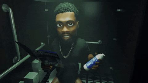 Kevin Hart Bathroom GIF by The Roku Channel