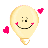 flipperandme creative idea lamp lampadina Sticker
