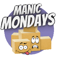 Manic Monday Sticker by Brigids Liners