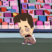 sad big mouth GIF by NETFLIX