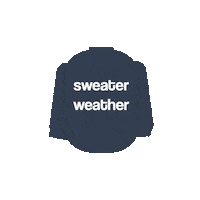 monicamaralit sweater weather cold weather chilly weather Sticker