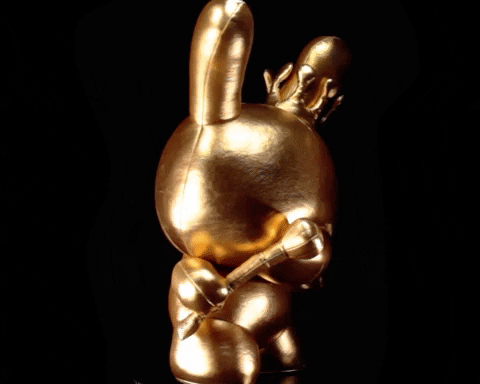 Kidrobot giphyupload plush dunny kidrobot GIF