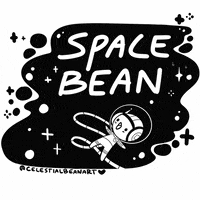 celestialbeanart space stars alien galaxy GIF