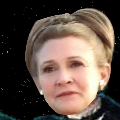 lastjedi starwars leia leiaorgana GIF