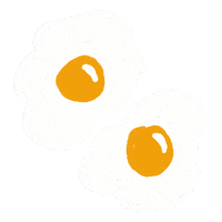 Sunny Side Up Cooking Sticker by yvoscholz