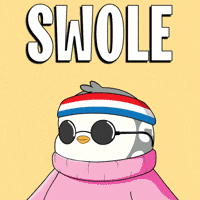 Work Out Fitness GIF by Pudgy Penguins
