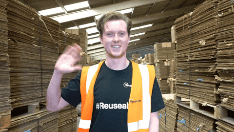 Waving Man GIF by Reuseabox