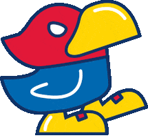 Kansas Jayhawks Fun Sticker by University of Kansas
