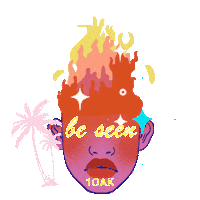 Be Seen Sticker by 1OAK Studios