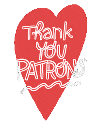 Heart Patron Sticker by SophieMcPike