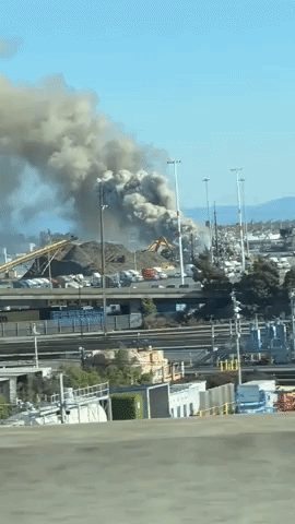 Air Quality Warning After Fire at Oakland Steel Recycling Plant