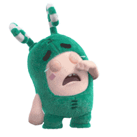 sad cry Sticker by Oddbods
