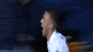 celebrating leeds united GIF