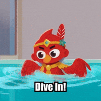Summer Swimming GIF by The Cardinal Virtue