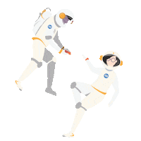 Space Planet Sticker by Coinis Ltd