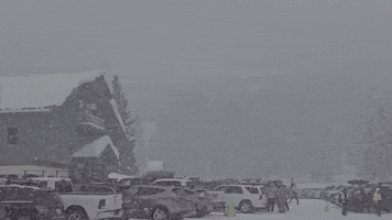 Heavy Snow Blankets Salt Lake County Ski Resort