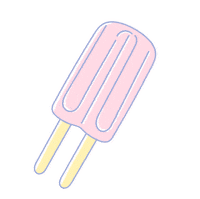 Ice Cream Pastel Colors Sticker