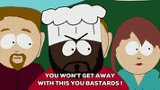 angry chef GIF by South Park 