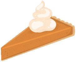 Hungry Pumpkin Pie Sticker