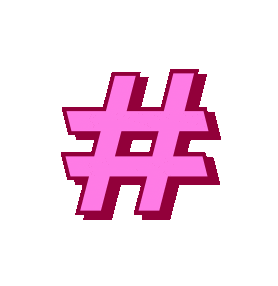Hashtag Sticker by Elementor