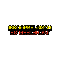 ikkoopbelgischbe art fashion design shopping Sticker