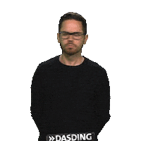 Confused Finger Sticker by DASDING