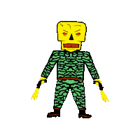 Shooting War Sticker by yannik bröhl design