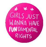 Girls Just Wanna Have Fun Girl Sticker by Demic