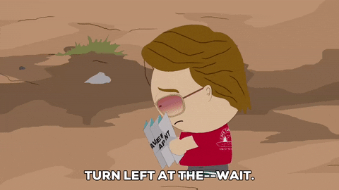 middle of nowhere map GIF by South Park 
