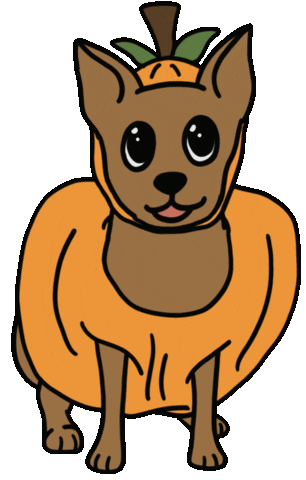 Dog Halloween Sticker by kynyoubelieveit