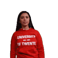 Point Look Right Sticker by University of Twente