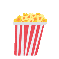Movie Theater Popcorn Sticker