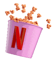 Theater Popcorn Sticker by NETFLIX