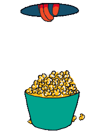 French Fries Popcorn Sticker by gasta