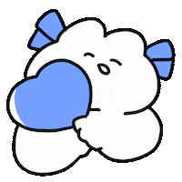 Blue Sticker by おめがちゃん