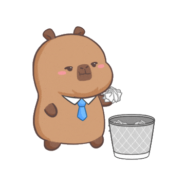 Happy Give Up Sticker