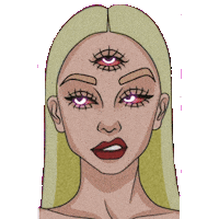 Fashion Cartoon Sticker