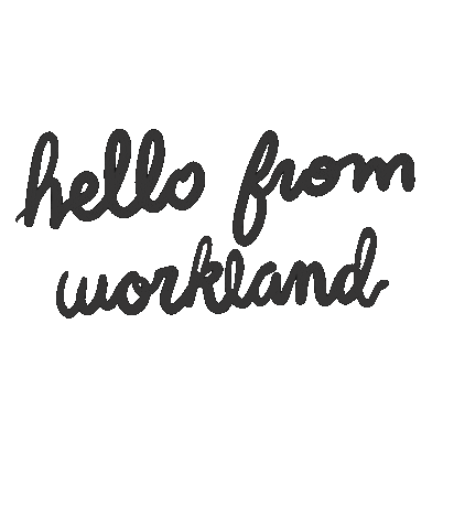 Work Hello Sticker