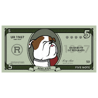 Money Givingday Sticker by Addie - University of Redlands Mascot