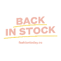 Back In Stock Sticker by 8wood
