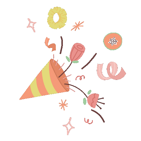 Flowers Celebrate Sticker