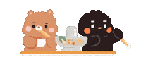 pebblestudio food eating new year cny Sticker
