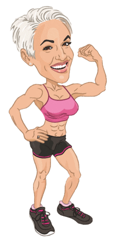 jessiefitness workout strong flex sweat Sticker