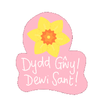 St Davids Day Wales Sticker by Queen B