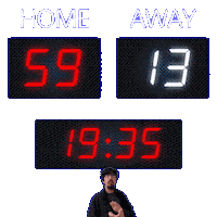 13 Away Sticker